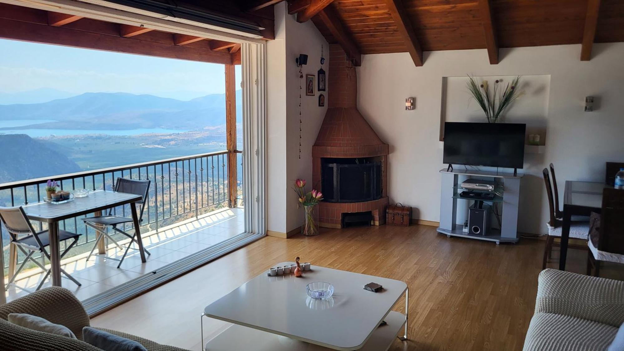 Ferienwohnung Delphi Skyview Exterior foto