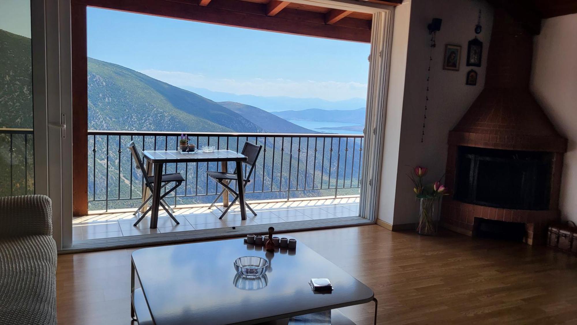 Ferienwohnung Delphi Skyview Exterior foto