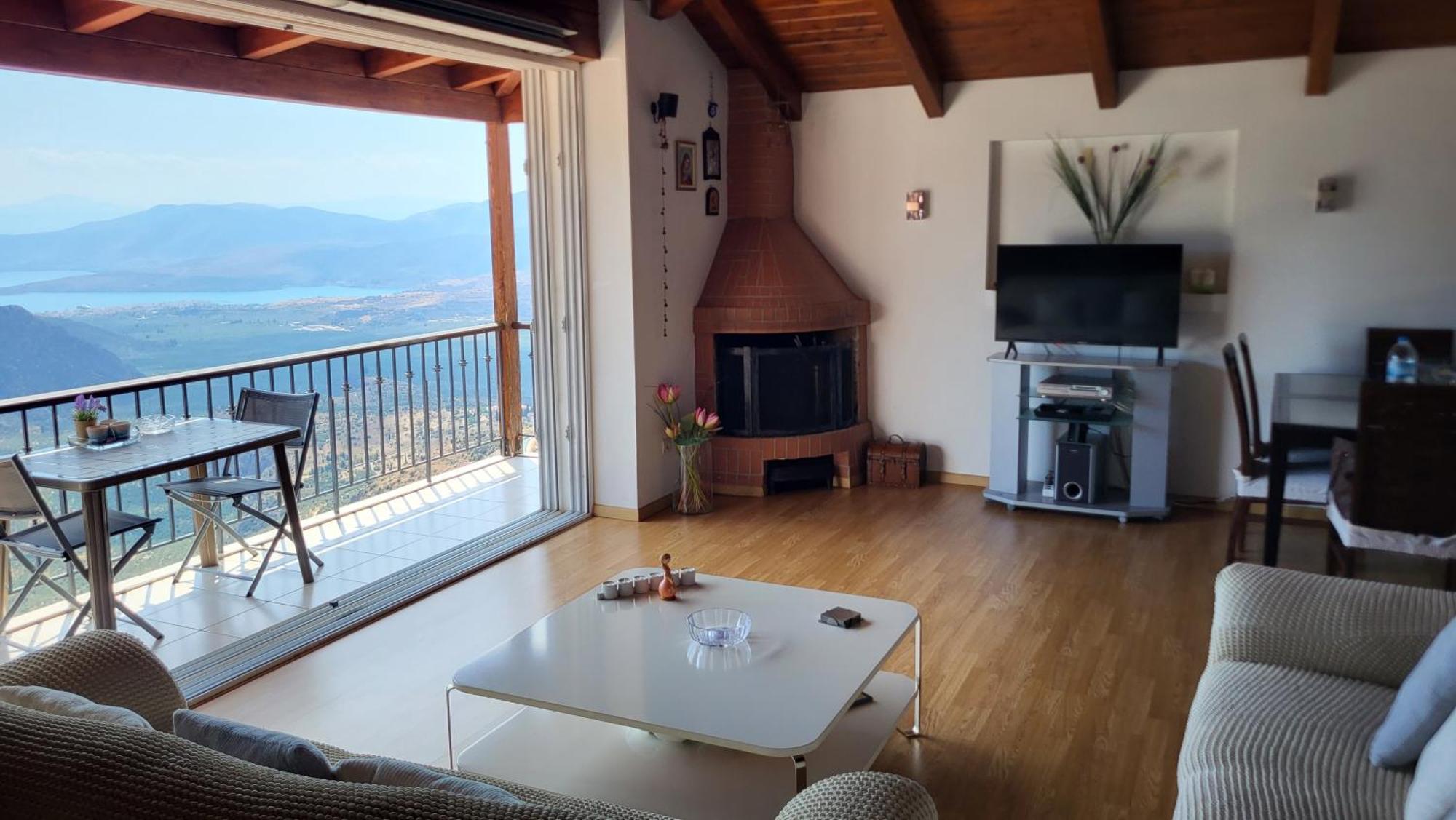 Ferienwohnung Delphi Skyview Exterior foto